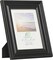 6" Black Wooden Picture Frames with Luxury Wide Molded Edge